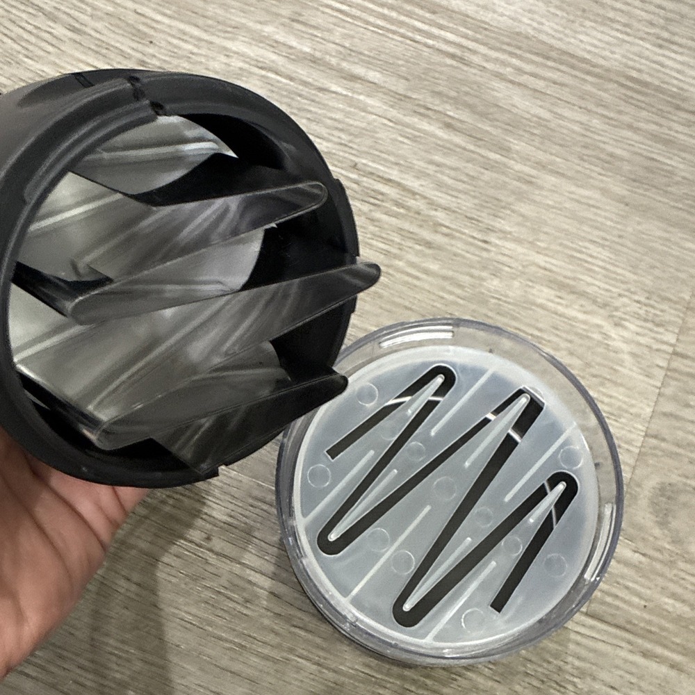 Power Chopper XL Kitchen Tool Food Chopper Black Plastic with Cap - Picture 7 of 7